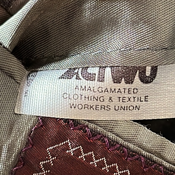 Vintage Jos A Bank Clothier Mens Suit Jacket Union Gray 40R - Picture 7 of 8